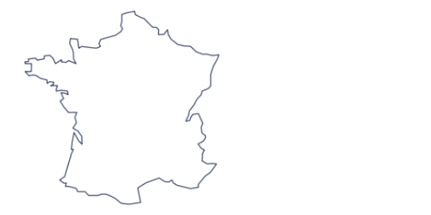 Visuel de la carte de France