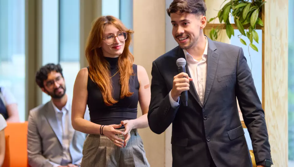 The young members shared their presentations in front of the Executive committee